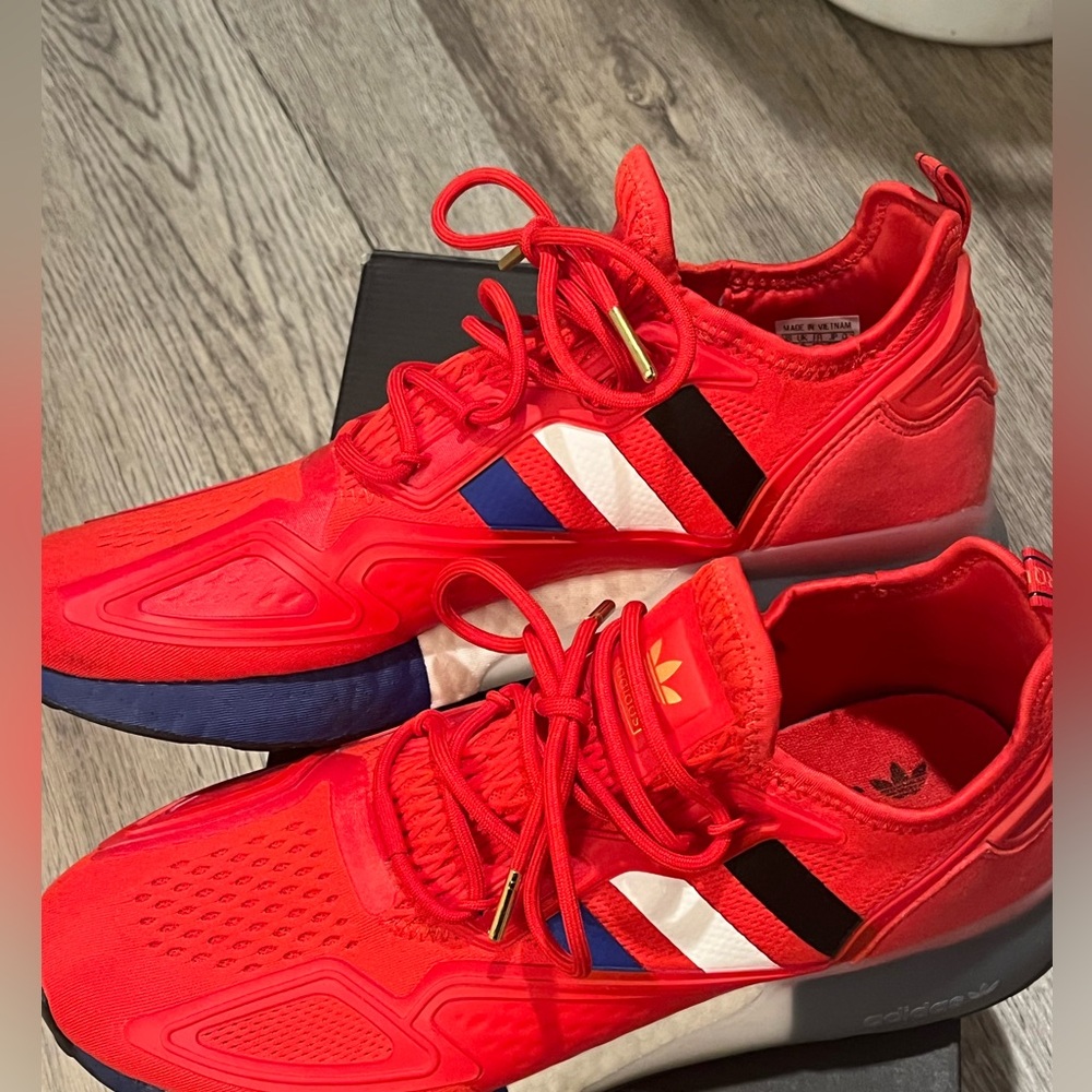 Adidas Men's Red Sneakers